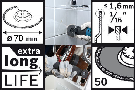 Bosch Segmentsägeblatt ACZ 70 RT5